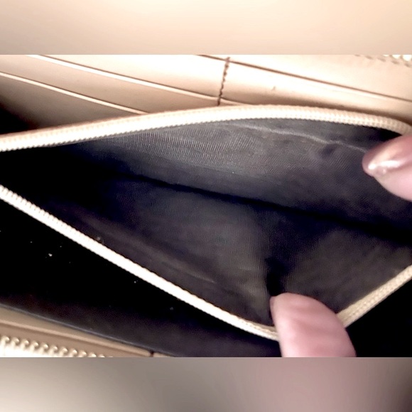 Gucci Floral Cream Canvas Continental Bamboo Tassel Zip Around Wallet Authentic - Picture 8 of 8